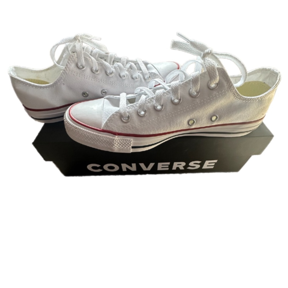 Brand New Converse White Low-Top Sneakers